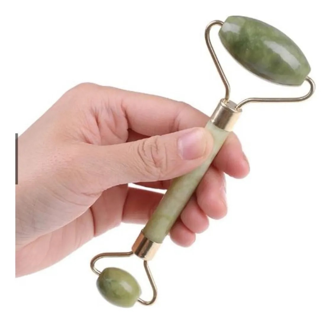 Miniatura 4 de Rodillo Facial De Jade + Piedra Gua sha